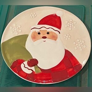 Festive Santa Claus Plate